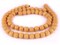 The Bead Chest Natural 14mm Wooden Beads in Yellow for Jewelry Making – Round Loose Wood Spacer Beads I Approximately 30 Beads
